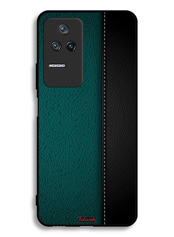 Tolwak Xiaomi Poco F4 Protective Case Cover Leather Pattern - Image 2