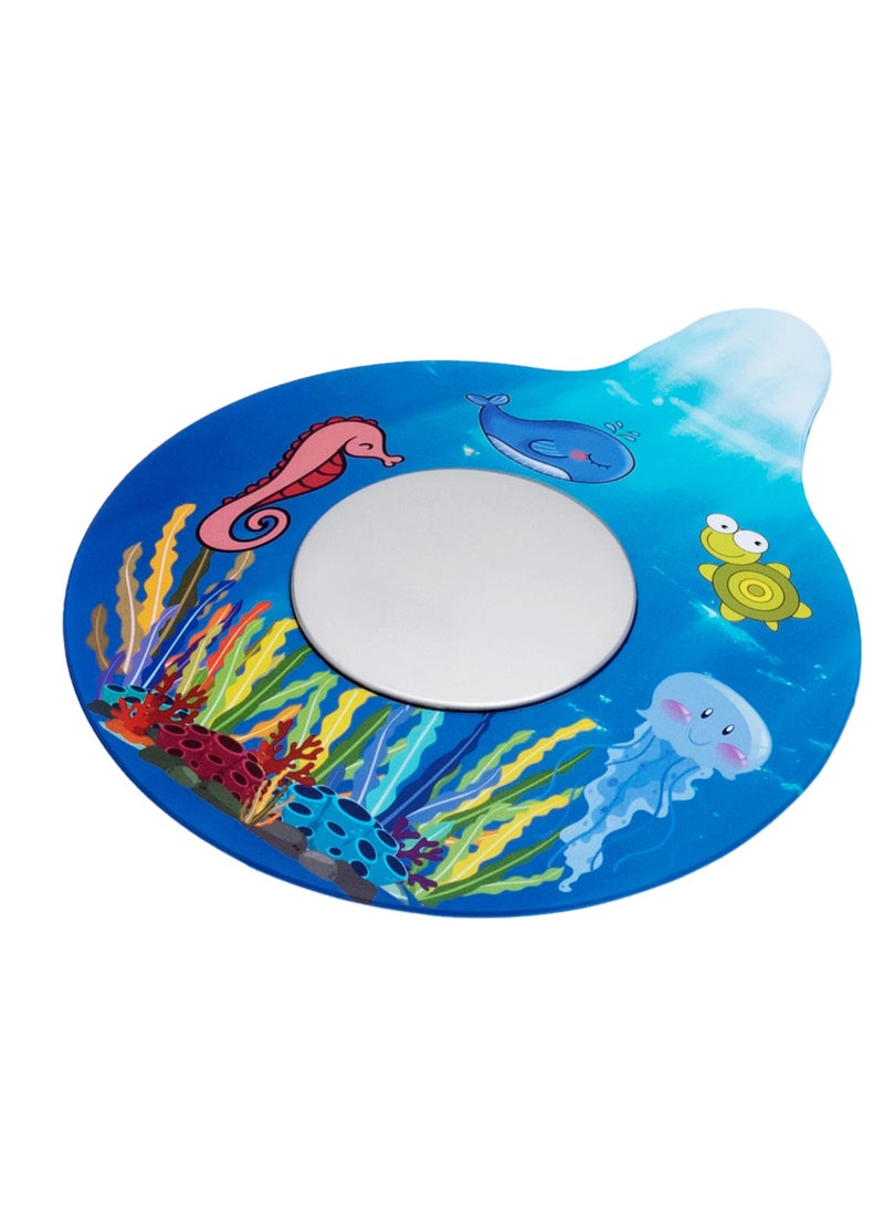 KASTWAVE Bathtub Drain Stopper, Tub Stopper, Silicone Tub Stopper Plug, Universal Bath Drain Cover, Beautiful Coral Reef Illustration, for Kitchen Bathroom Accessories and Laundry - Image 1