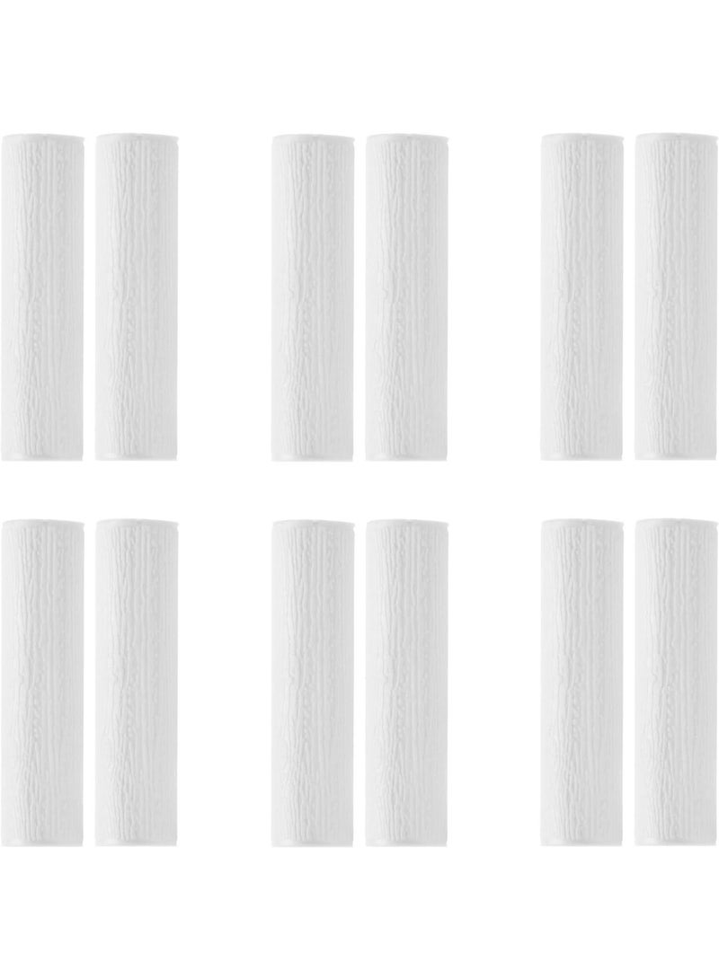 12 قطعة عضاضة تقويم الأسنان الشفاف، أداة مضغ محكمة لصواني التقويم، مع حافظة سفر وبدون رائحة (أبيض) - Image 1