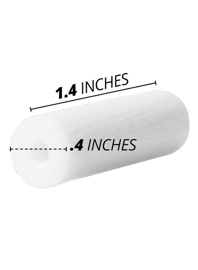 12 قطعة عضاضة تقويم الأسنان الشفاف، أداة مضغ محكمة لصواني التقويم، مع حافظة سفر وبدون رائحة (أبيض) - Image 2