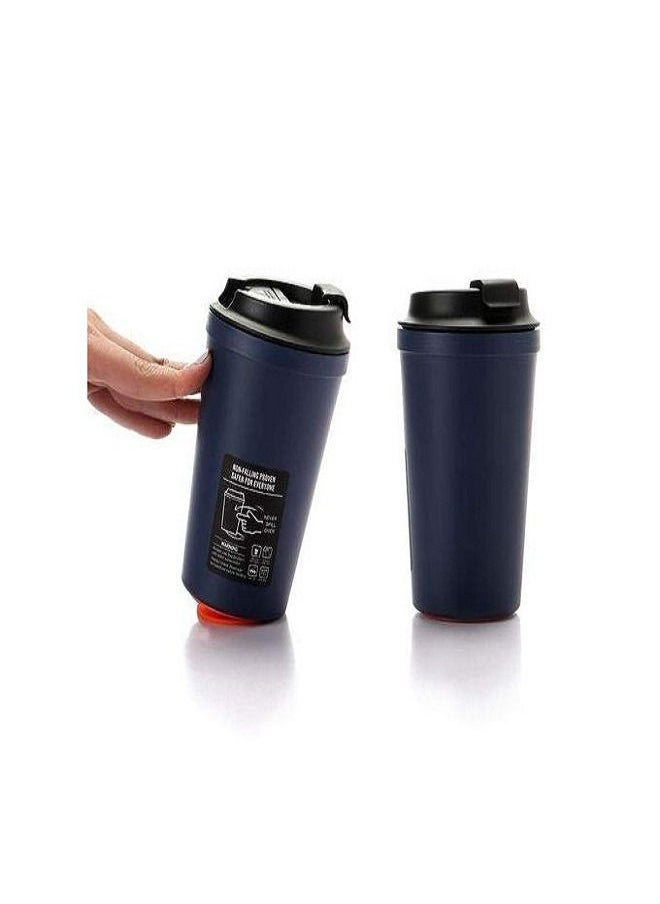 Generic - Suction cup stainless Steel Non- Falling proven safer for everyone 520ml Dark Blue - Image 1