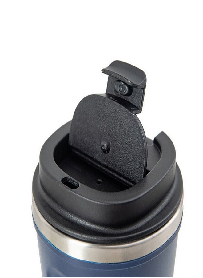 Generic - Suction cup stainless Steel Non- Falling proven safer for everyone 520ml Dark Blue - Image 1