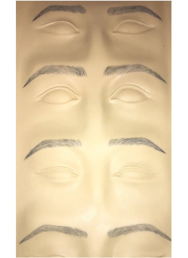 3 Pcs 3D Microblading Practice Skin for Eyebrows