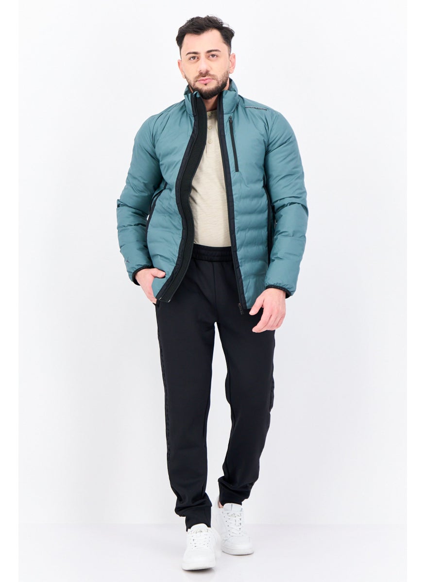 PUMA Men Sportswear Fit Long Sleeves Outdoor Jacket, Sage Green  - Image 4