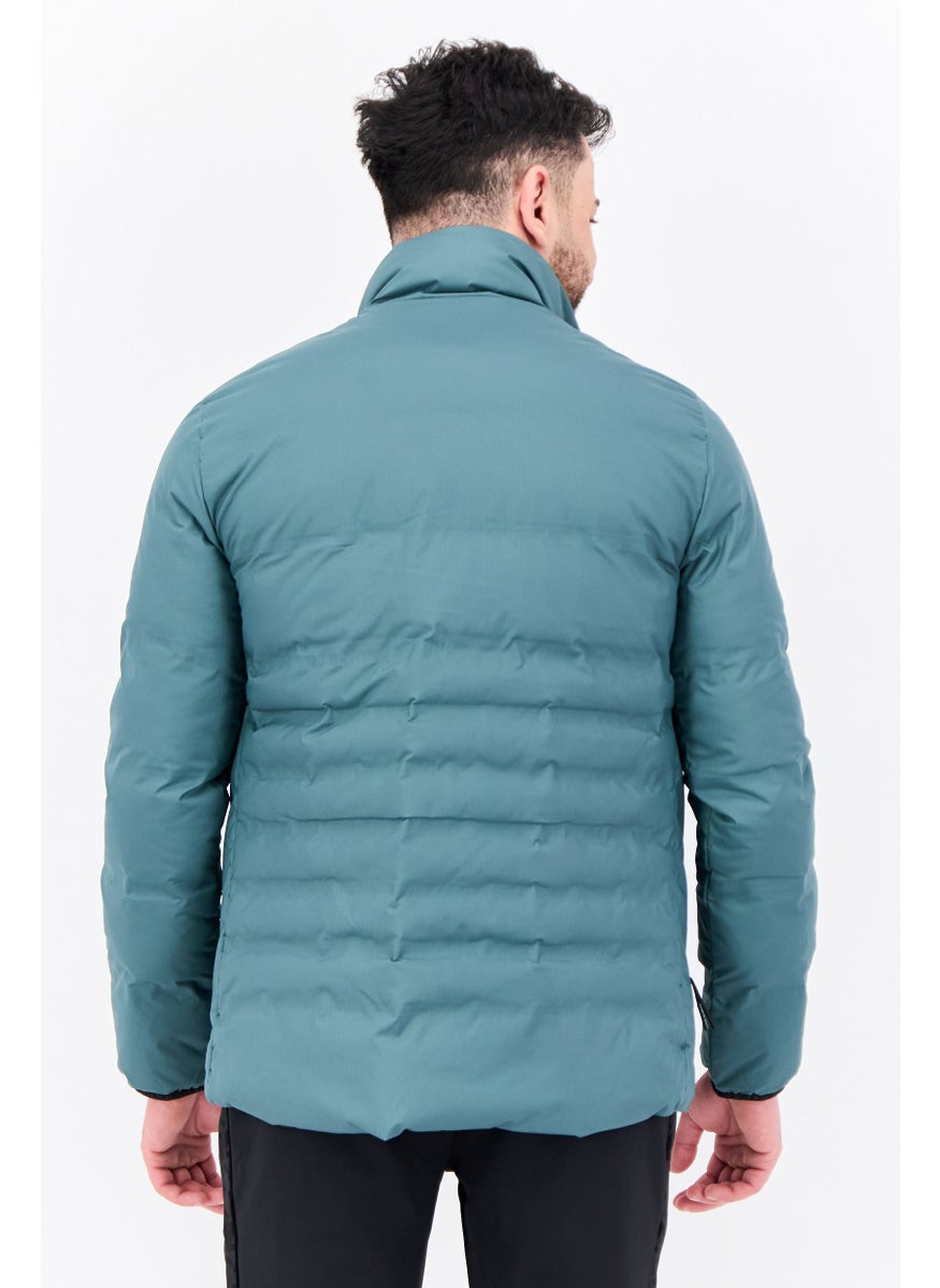 PUMA Men Sportswear Fit Long Sleeves Outdoor Jacket, Sage Green  - Image 3