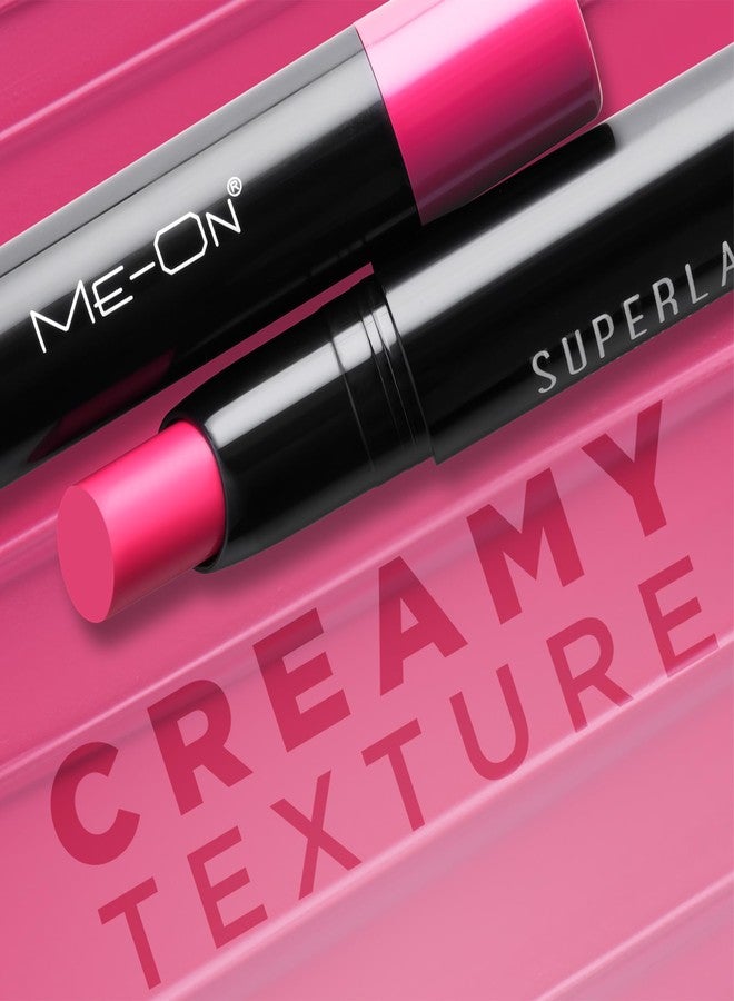 ME-ON SuperLast Matte Lipstick for Women | 24 Hrs Long Lasting | Waterproof, Smudge-Proof & Transfer-Proof | Lightweight, Cruelty-Free, High Pigment Soft Matte Finish (Nude Nuance, 2 gm) - Image 4