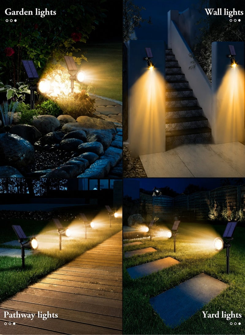 الثريات كشاف حديقة بالطاقة الشمسية 18 واط LED عالي السطوع مقاوم للماء – مصباح إنارة خارجية للممرات والحدائق والساحات والديكور الخارجي - Image 5
