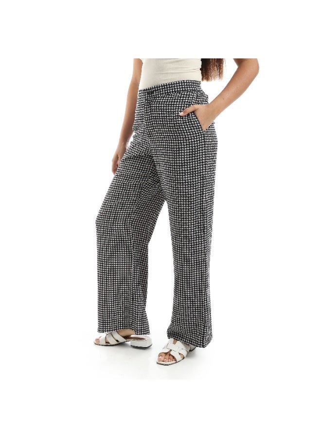 Red Circle Satin pants women - Image 1