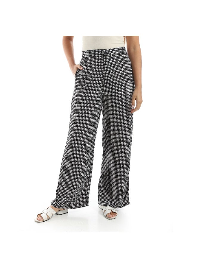 Red Circle Satin pants women - Image 4