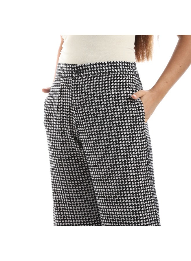 Red Circle Satin pants women - Image 3