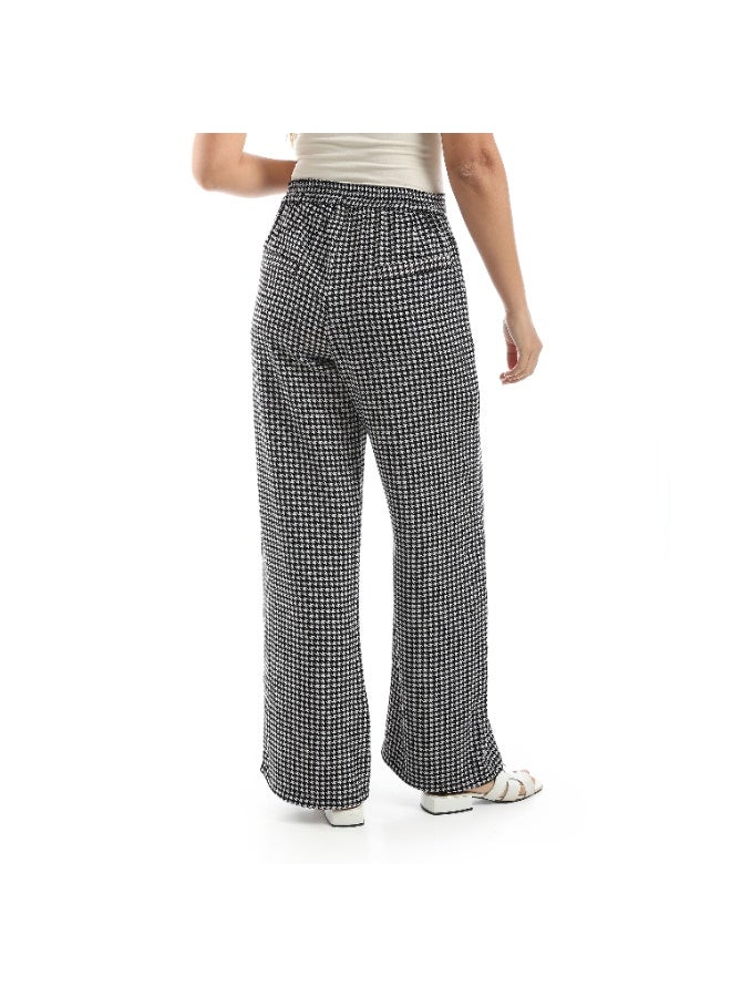 Red Circle Satin pants women - Image 2