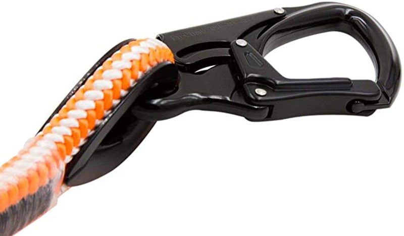 حبل تحديد المواقع ProClimb Arborist من Pelican Rope - حبل بوليستر بطول 1/2 × 8 قدم مع خطاف من الألومنيوم - قابل للتعديل عالي الوضوح ومعتمد من ANSI/OSHA لتحديد موضع العمل وتسلق الأشجار - Image 3