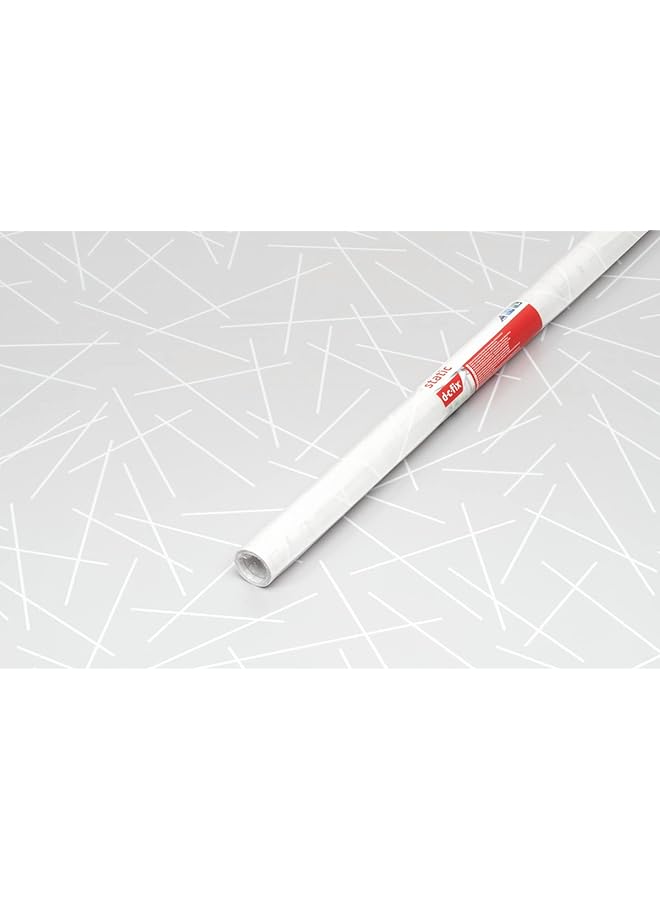 دي-سي-فكس فيلم نافذة ثابت ميكادو شاشة خصوصية بالأشعة فوق البنفسجية معتمة على كلا الجانبين فيلم ذاتي اللصق ثابت لنوافذ الحمام وباب المطبخ الزجاجي وفيلم زجاج مصنفر وفيلم الخصوصية فيلم زجاجي 45 سم × 120 سم - Image 4