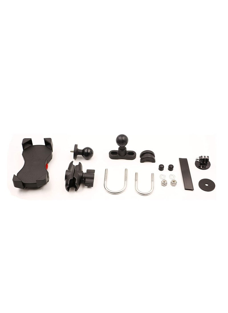 Kean Kean UX Grip 6cms ARN T Ball M Ball Mobile Phone Holder for Motorcycle Handlebar  - Image 1