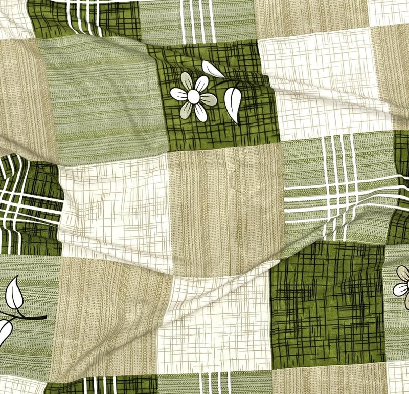 HOMEKART HOMEKART Premium Microfiber 144 TC Flat Single Bedsheets Breathable Wrinklefree Size60 X 90 Inch with 1 Pillow Cover Size17 X 27 Inches Light Green TC 144  - Image 2
