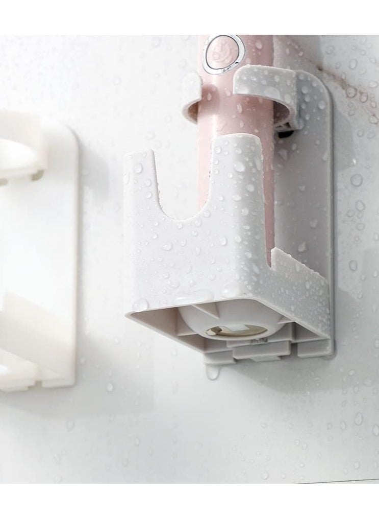 Rubik Electric Toothbrush Holder Drainer Self Adhesive Wall Mount Durable Plastic Brush Rack Wall Organizer with Drain Hole (3)  - Image 3