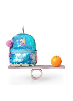 Eazy Kids Unicorn Sparkle Backpack - Green  - Image 3