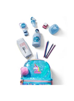 Eazy Kids Unicorn Sparkle Backpack - Green  - Image 4