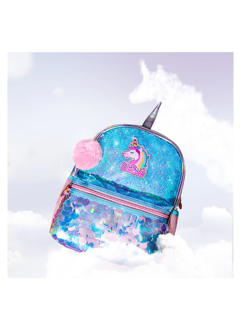 Eazy Kids - Unicorn Sparkle Backpack - Green - Image 1