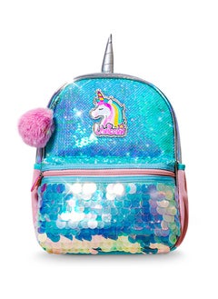 Eazy Kids Unicorn Sparkle Backpack - Green  - Image 1