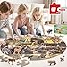 THINKBAY North American Animals Figurines Toys 16PCS Realistic Safari Animals Figures 67PCS 20 Large Woodland Jigsaw Puzzles Toys for Preschool Kids Toddlers Ideal Gift for Toddler - Image 4