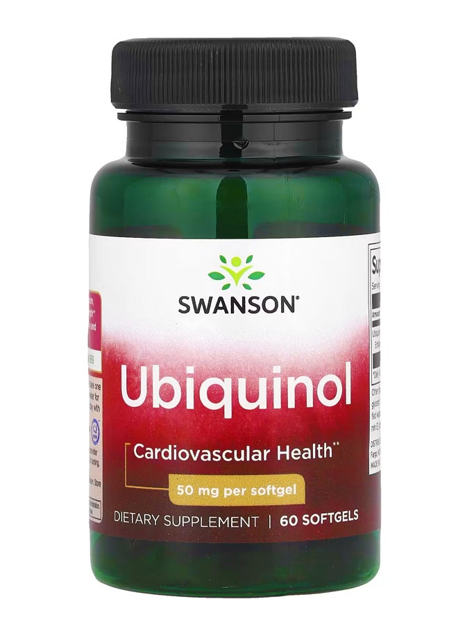 سوانسون يوبيكوينول ، 50 ملجم ، 60 كبسولة هلامية