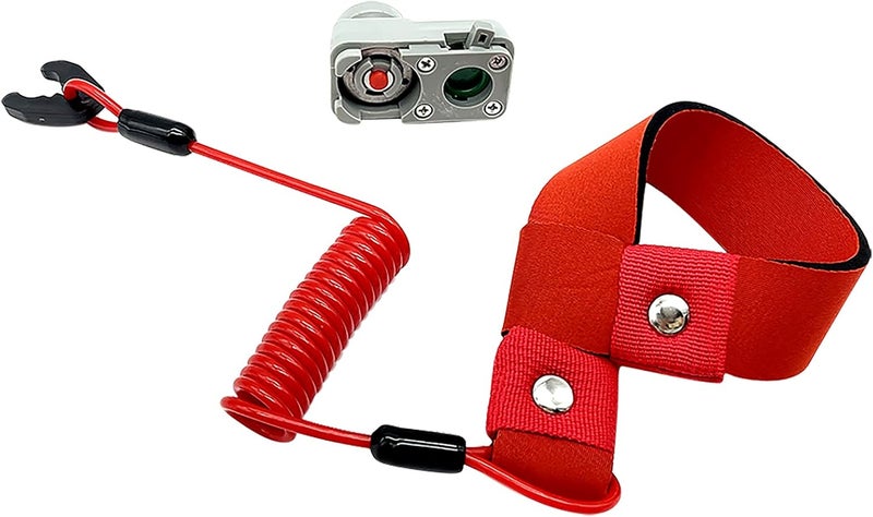 M MATI Safety Tether Lanyard Kill Stop Switch for Kawasaki Jet Ski JS750 SX/SXi/SXI Pro (1992-2002) - Image 4
