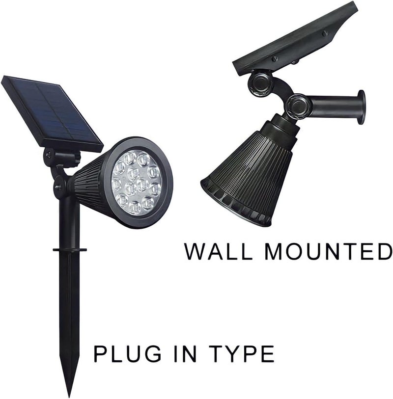 E.V.B Outdoor Solar Garden Light, 12LED Waterproof Solar Garden Light, 2-Pack (Warm White) - Image 3