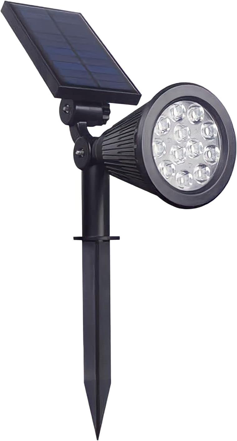 E.V.B Outdoor Solar Garden Light, 12LED Waterproof Solar Garden Light, 2-Pack (Warm White) - Image 2