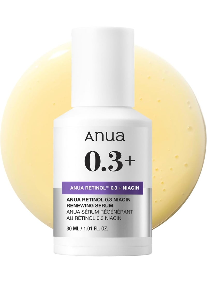 Anua Wonder RETINOL 0.3% + NIACIN RENEWING SERUM 30ml - Image 1