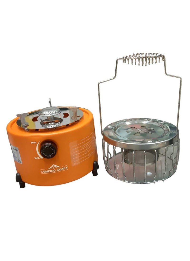 CAMPING FAMILY - An External Heater Used For Cooking Warming And Keeping Warm It Is Small In Size And Easy To Carry On Trips And Homestays - Image 1