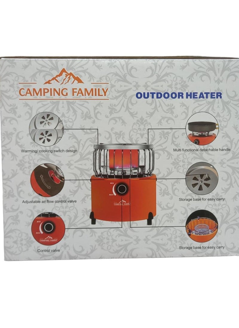 CAMPING FAMILY - An External Heater Used For Cooking Warming And Keeping Warm It Is Small In Size And Easy To Carry On Trips And Homestays - Image 1
