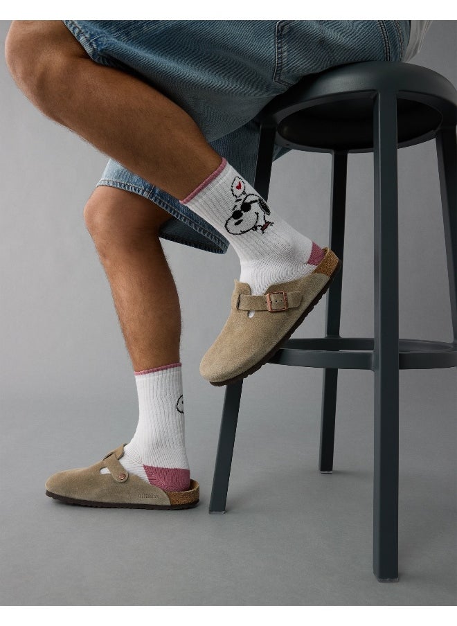 American Eagle AE Snoopy Valentine's Day Crew Socks  - Image 3