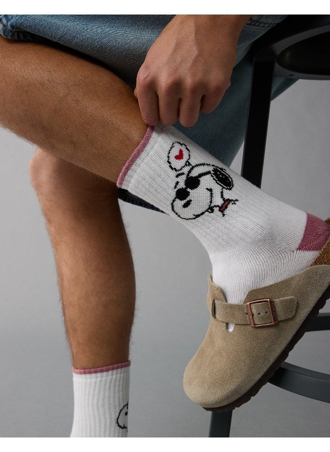 American Eagle AE Snoopy Valentine's Day Crew Socks  - Image 4