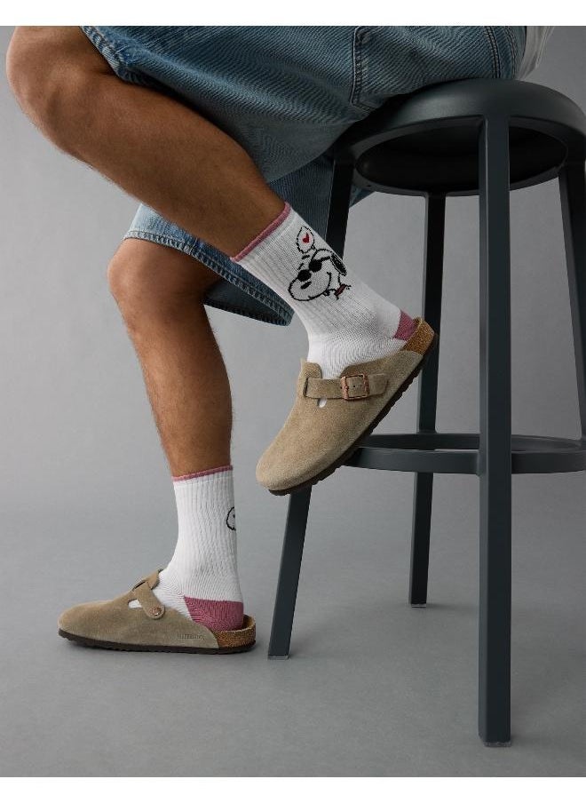 American Eagle AE Snoopy Valentine's Day Crew Socks  - Image 1