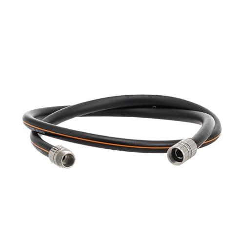 Giraffe Tools Garden Hose 58 Custom Length Heavy Duty No Kink Flexible Rubber Garden Hose Leakproof Water Hose 600 Burst PSI 5ft Male to Female Hose - Image 1
