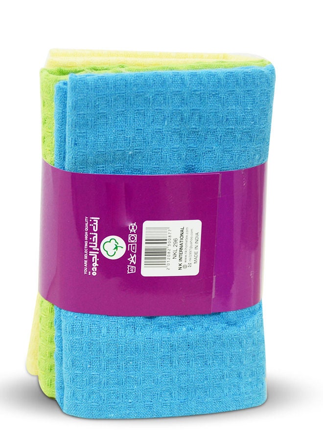 Dates Tree Multi-Purpose Cotton Kitchen Cleaning Towel - 70 x 50cm Pack of 3 - Image 2