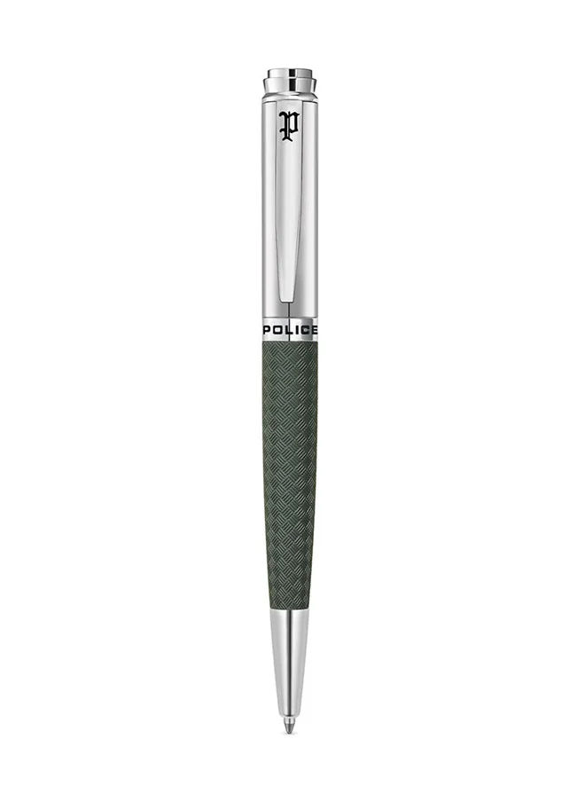 بوليس Franklin Pen Black Textured Finish Strong Grip Bold Design for Dynamic Individuals