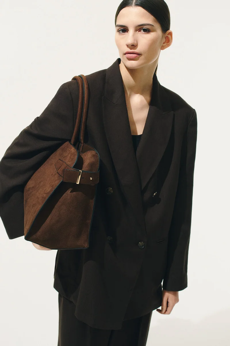 اتش اند ام كنزة من مزيج الكتان