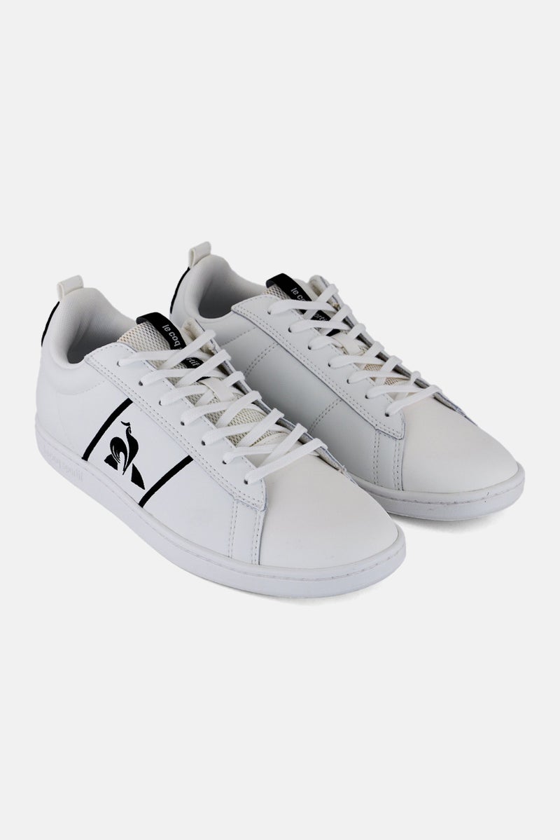 le coq sportif Men Court Classic Lace Up Casual Shoes, White  - Image 1