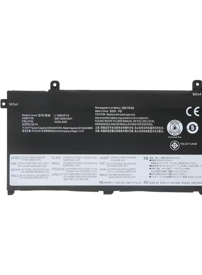 Battery Compatible for Lenovo, ThinkPad T490 T495 P43S T14 P14s Gen 1st 2nd Series L18M3P74 L18M3P73 L18L3P73 L18M4P73 L18M4P74 L18C3P71 - Image 5