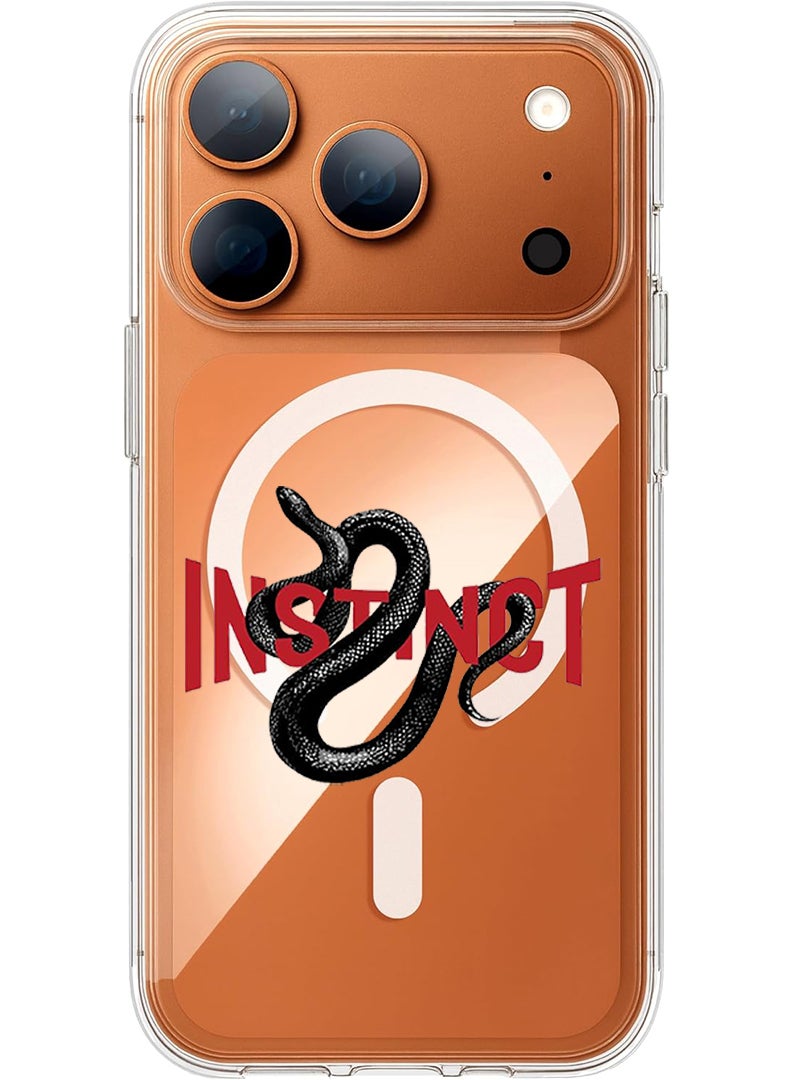 Theodor Magnetic Case for Apple iPhone 17 Pro Max Compatible with MagSafe Wireless Charging, Shockproof Phone Bumper Cover - Its okay to be not okay - Image 1