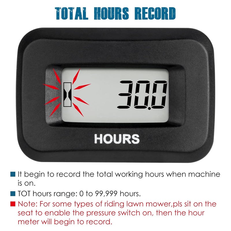 Runleader Digital Maintenance Hour Meter - Image 2