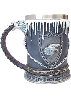 Hediyesahibi Gift Holder Game Of Thrones Stark Mug 3D Engraved Stainless Steel Mug  - Image 3