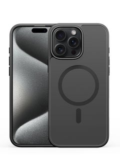 DUX DUCIS DUX DUCIS Yind Series Cover for the iPhone 15 Pro mobile phone, compatible with MagSafe, a slim, TPU Hybrid PC  cover made of TPU, polycarbonate silicone - Black  - Image 1