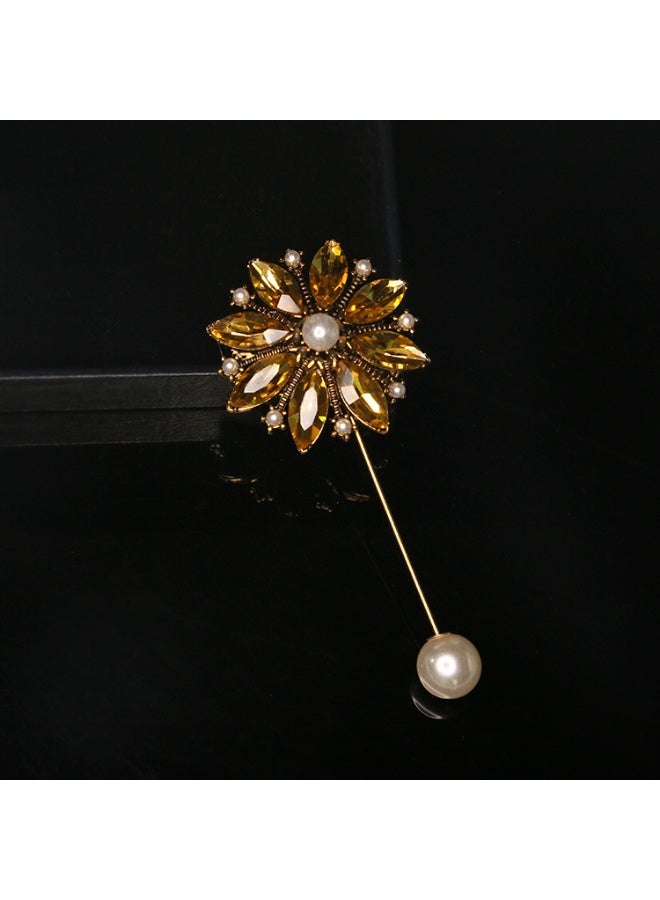 KUYING New Versatile One Letter Pin Insertion Brooch 