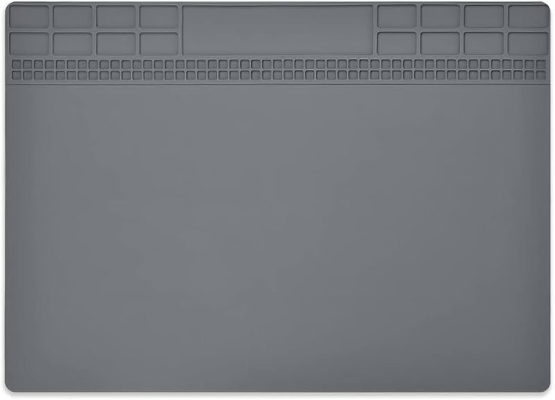 Excefore Heat Resistant Silicone Repair Mat, Electronics Repair Mat, Ideal For Soldering, Electronics, Computer Repair - Image 1
