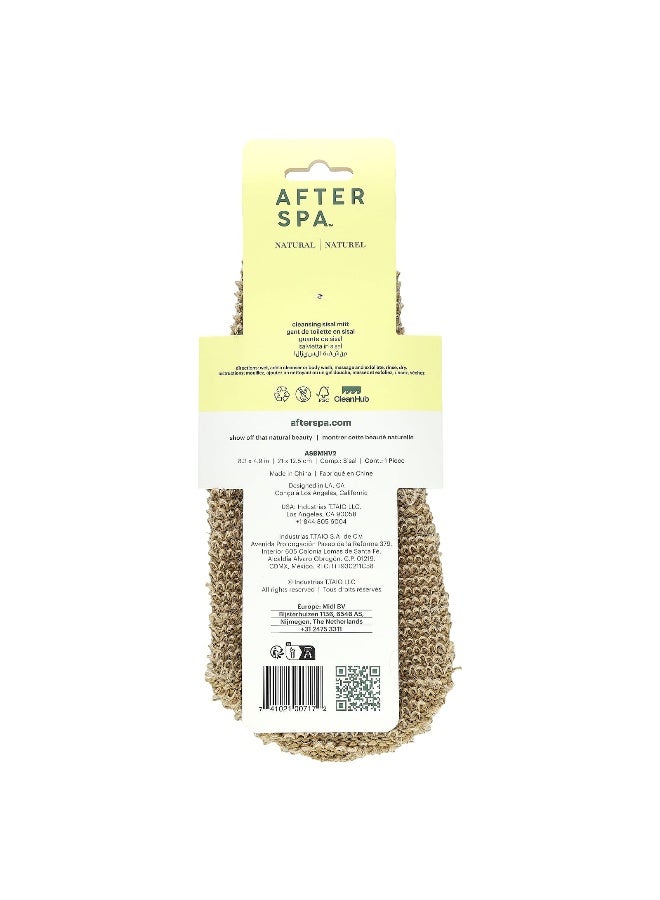 AfterSpa, Cleansing Sisal Mitt, 1 Mitt - Image 2