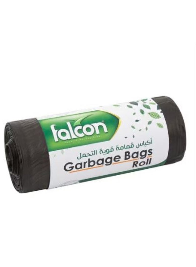 Falcon Black Heavy Duty Garbage Bag Roll 85X115Cm 15 Pcs - Image 1