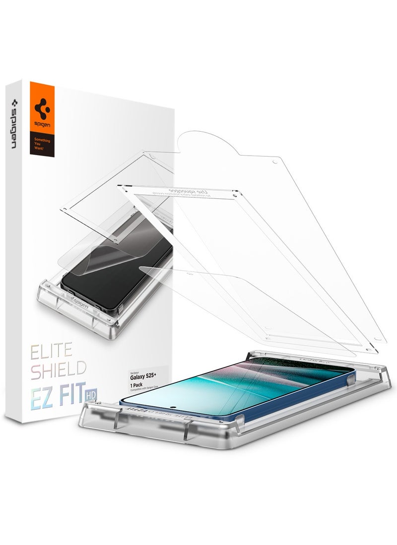 Spigen Spigen Elite Shield HD for Samsung Galaxy S25 PLUS Screen Protector (2025) [1 Pack] - Case Friendly Flexible Film  - Image 1